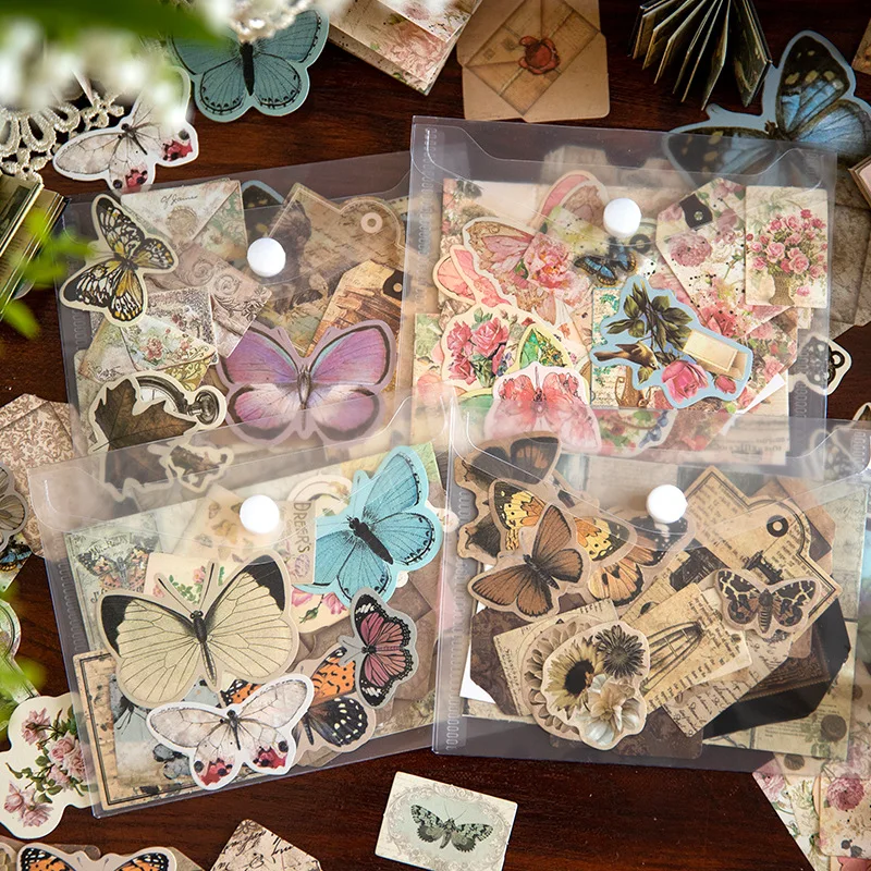 

20sets/lot Memo Pads Material Paper pocket time Journal Scrapbooking paper Card Background Decoration Paper