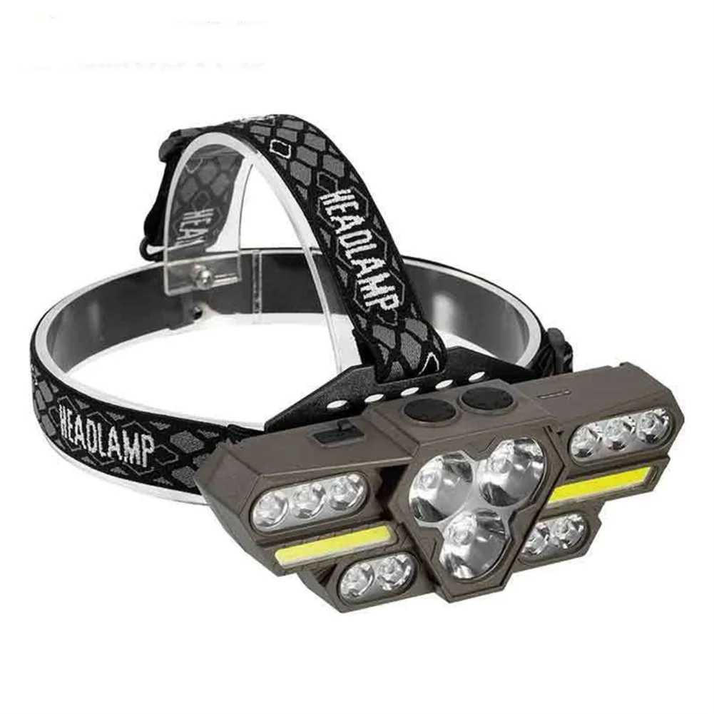 

Headlamp Rechargeable 25000 High Lumens IP65 Waterproof 13 LED Head Lamp 12 Modes Head Flashlight For Outdoor Running Camping