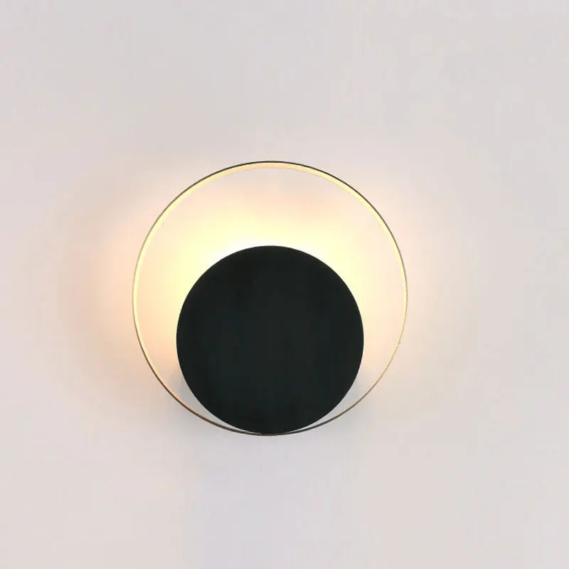 Indoor LED Wall Lamp Living Room Decoration Wall Light Home Lighting Fixture Round Loft Stair Bedroom Bedside Lights AC90-260V - 3