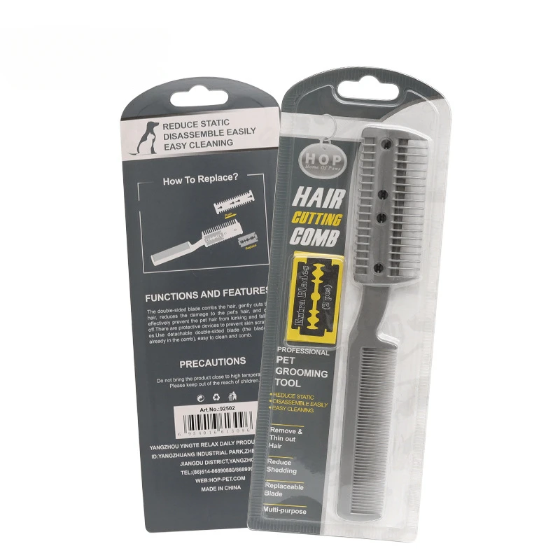 2-in-1 Pet Grooming Razor Comb