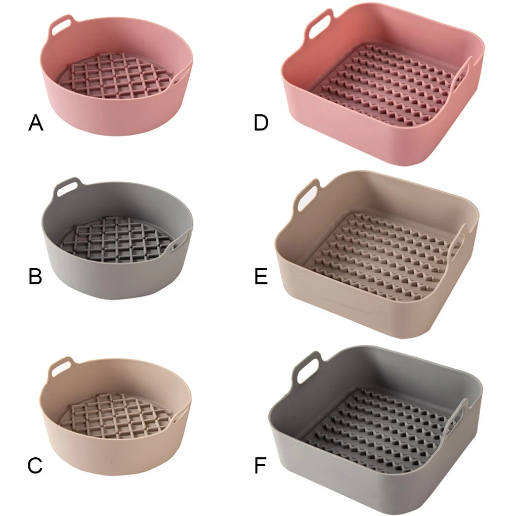 Parrilla olla temperatura para hornear reutilizable cocina palo freidora aire forros Accesorios blanco/S| - AliExpress