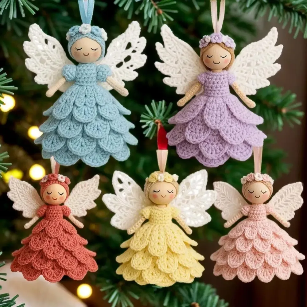 DIY Crochet Angel Ornament Kit 4