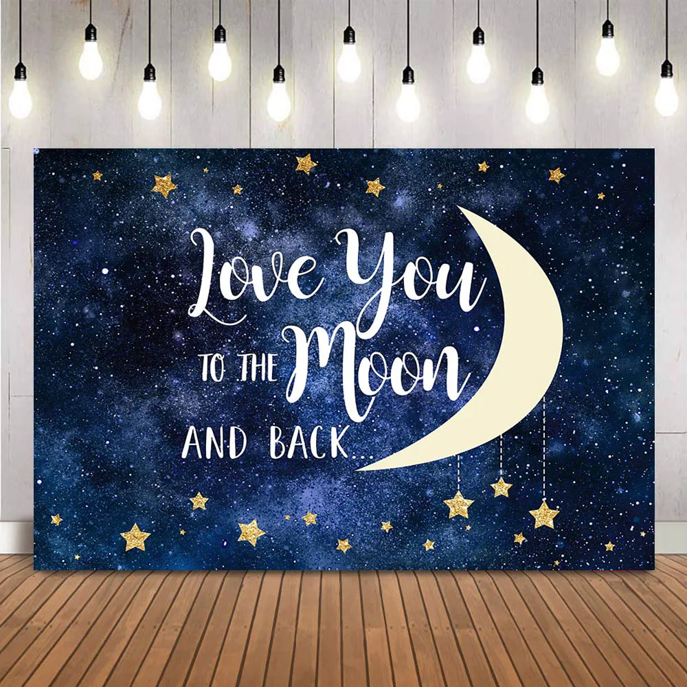 

Фон для фотографий «Love you to the moon and back»