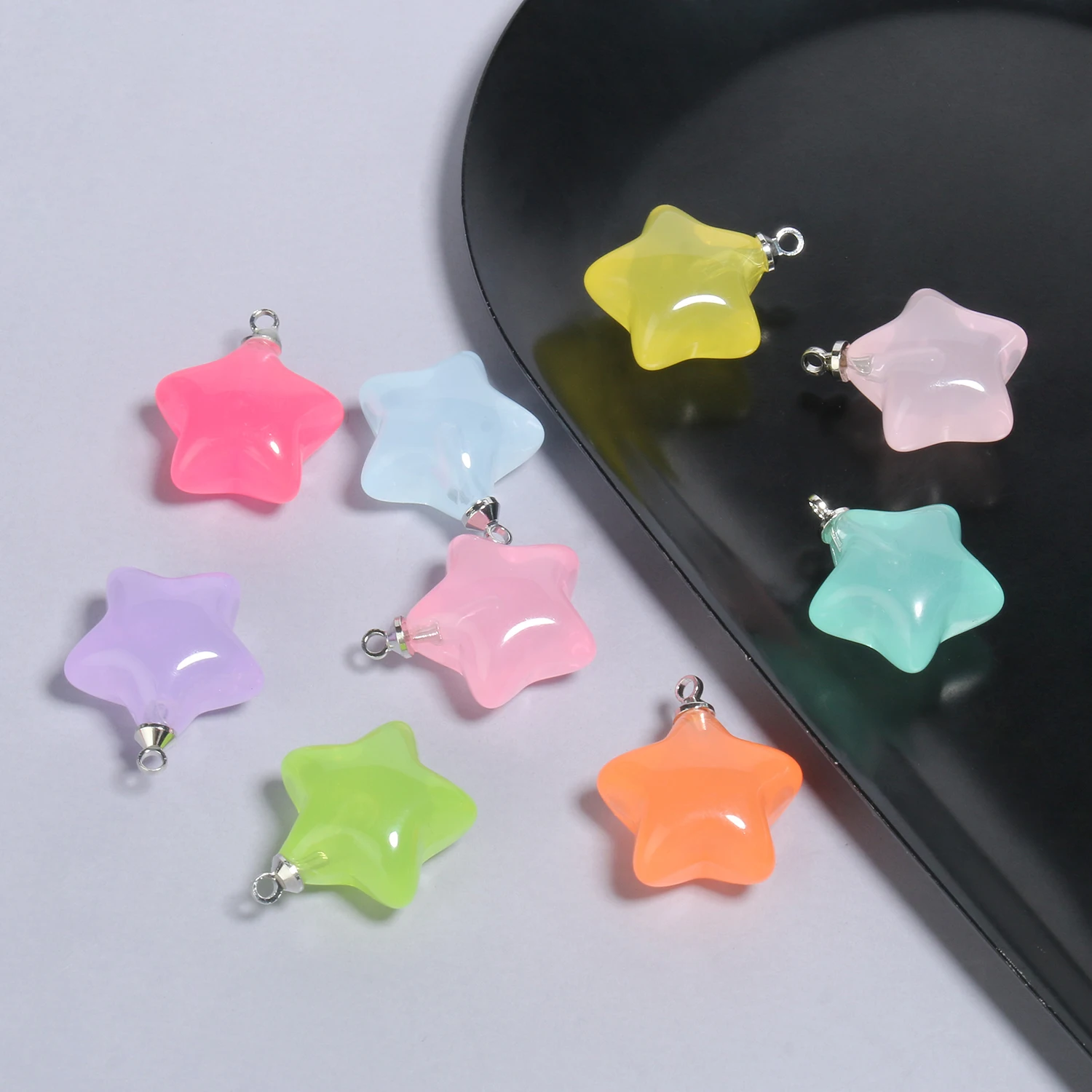 Resin Star Charms 4