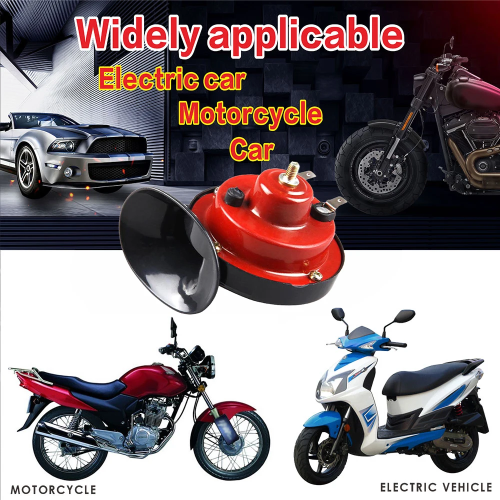 12V Super Laute Hupe 300DB Elektrische Schneckenhupe Wasserdichter Autolautsprecher für Universal Auto Motorrad LKW Boot Zug – Detail 9