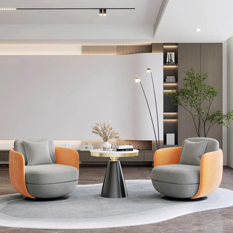 

Designer Spong Living Room Chair Back Support Modern Nordic Korean Puffs Design Ergonomic Hotel Relax Sillones Home Furniture