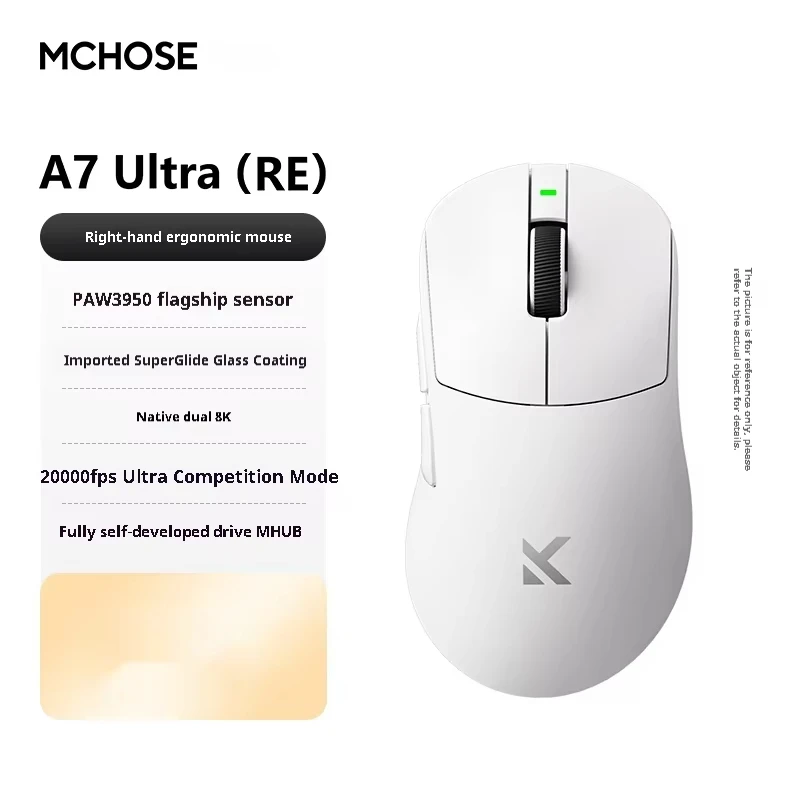 Mchose A7 Ultra RE ゲーミングマウス トライモード ワイヤレスマウス
