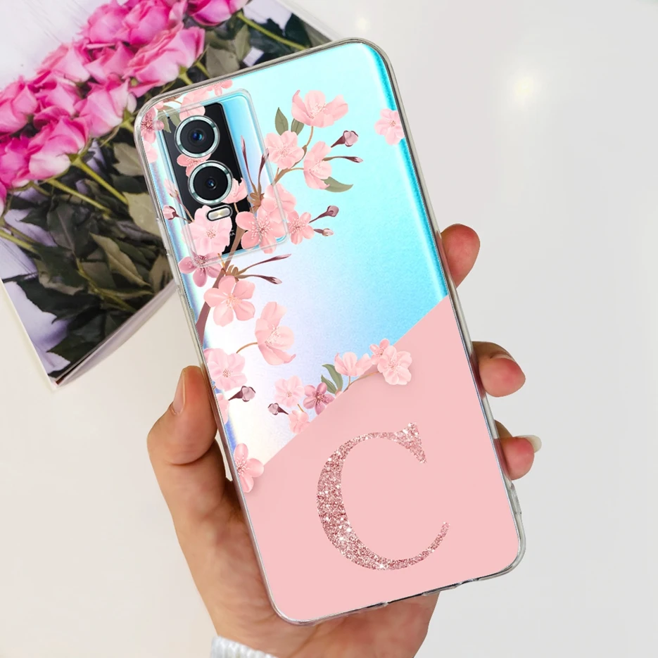 Stylish Letters Soft Silicone Phone Case Bumper Cover