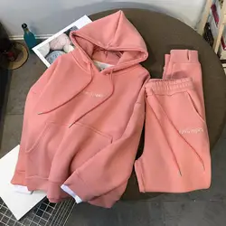 Hoodies + Sweatpants Men's Clothing Two Piece Set Sweater Male Women's Track Suit Spring 2022 Female Brand Jogging Sportswear