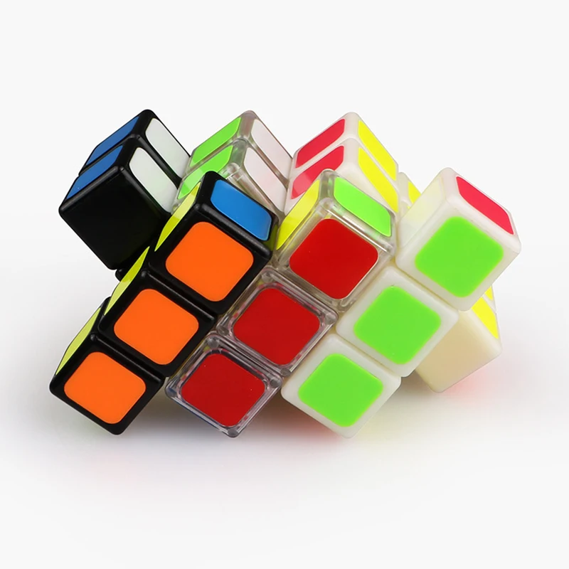 Qiyi 1x3x3 Magic Speed Cube Stickerless 3x3x1 puzzle Cubo Magico