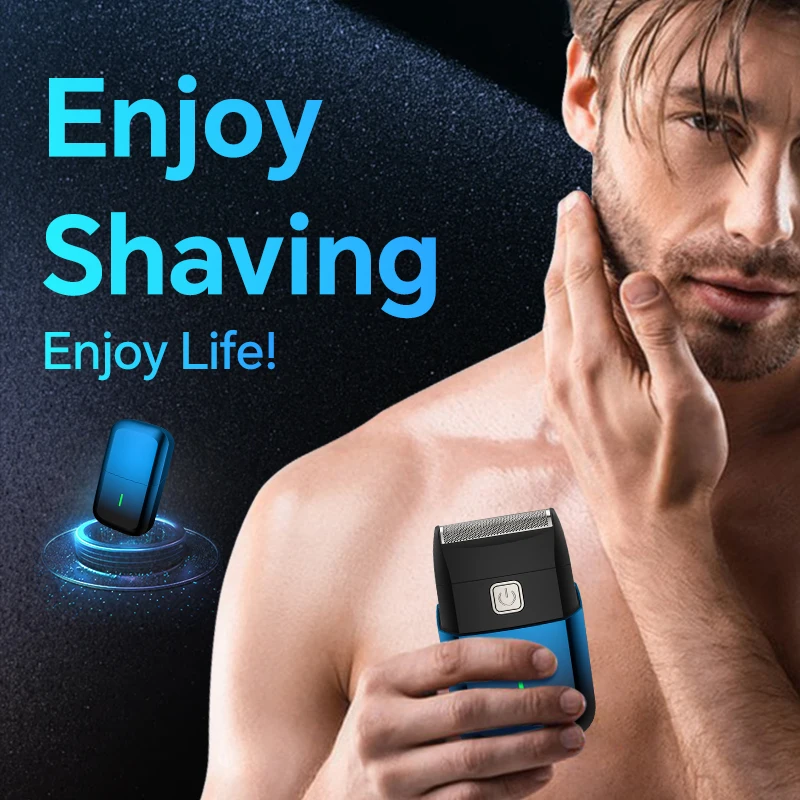 USB rechargeable reciprocating shaver portable men shaving device