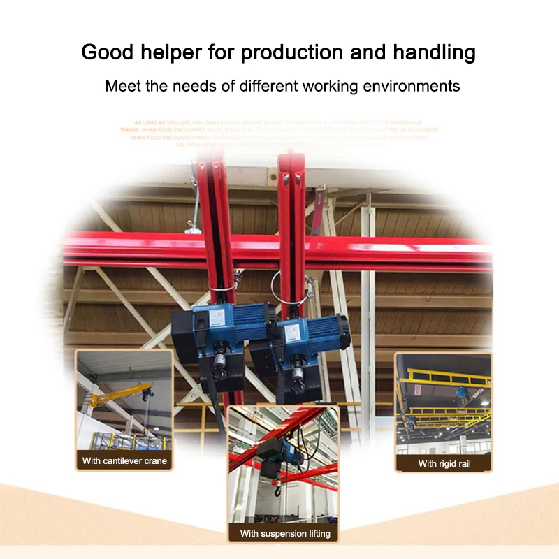Fixed 380v European Type Electric Chain Hoist 250kg crane Hoist 1t Electric Hoist 2t