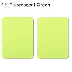 Set of 4 Multi-Colored Iron-On Fabric Patches for Clothing Repair and Decoration (15 flu-green 4Pcs)