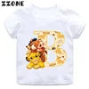 Disney The Lion King Cute Simba Letter A B C D Print Kids T-Shirts Girls Clothes Baby Boys T shirt Summer Children Tops,ooo5924 2