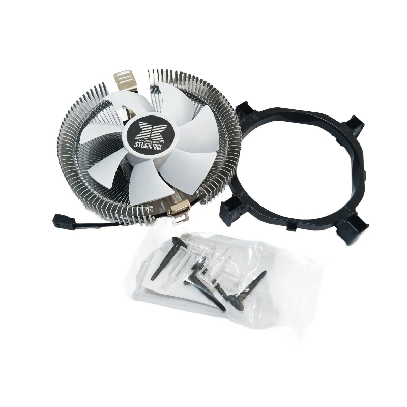 Universal Updated No LED CPU Cooler Desktop Computer PC Cooler Aluminum Heatsink CPU Fan for LGA 1150 1155 1156 1366 1700