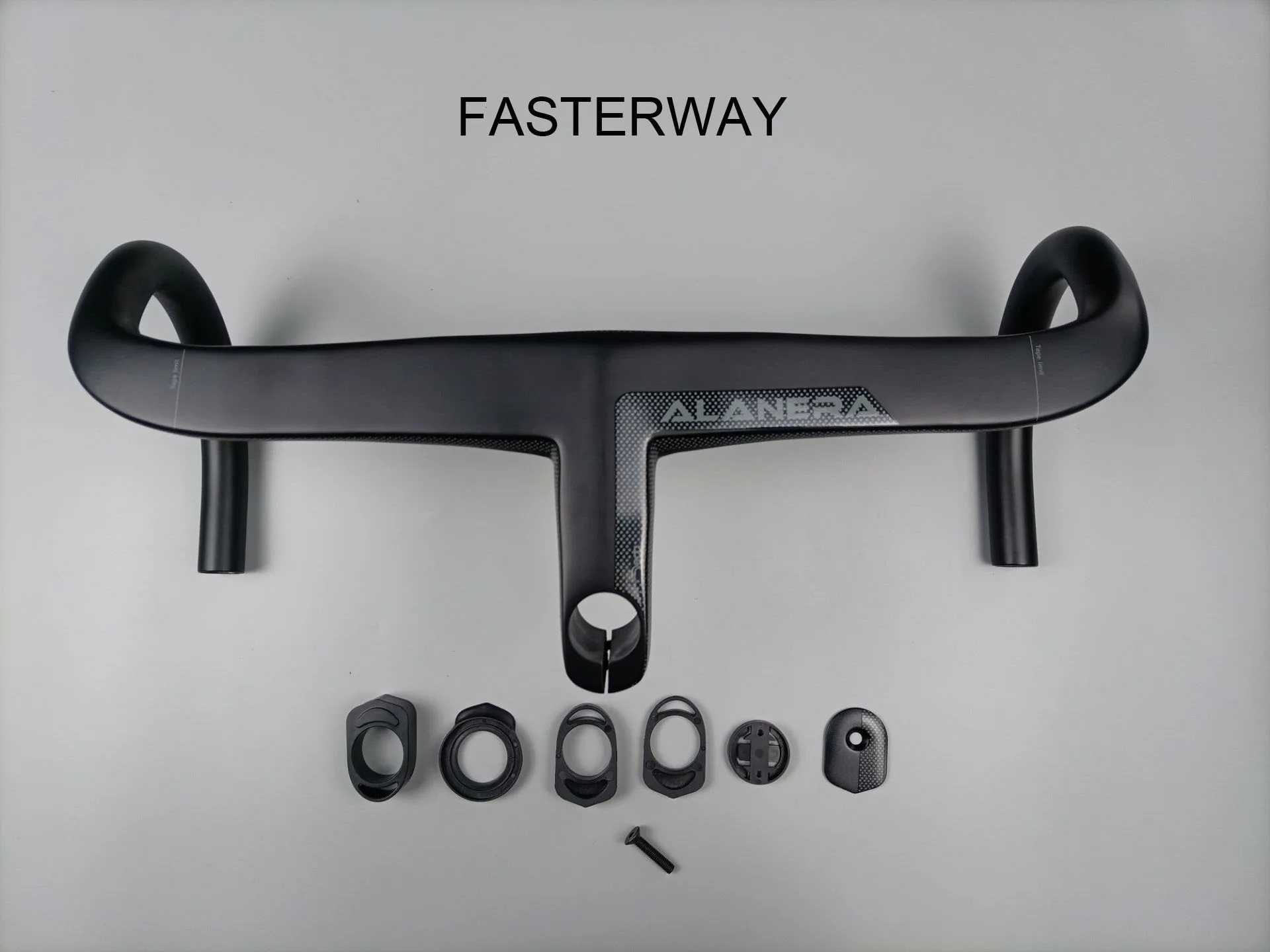 Hot Carbon Handlebar Integrated Road Bike Cycling Accesories Bent