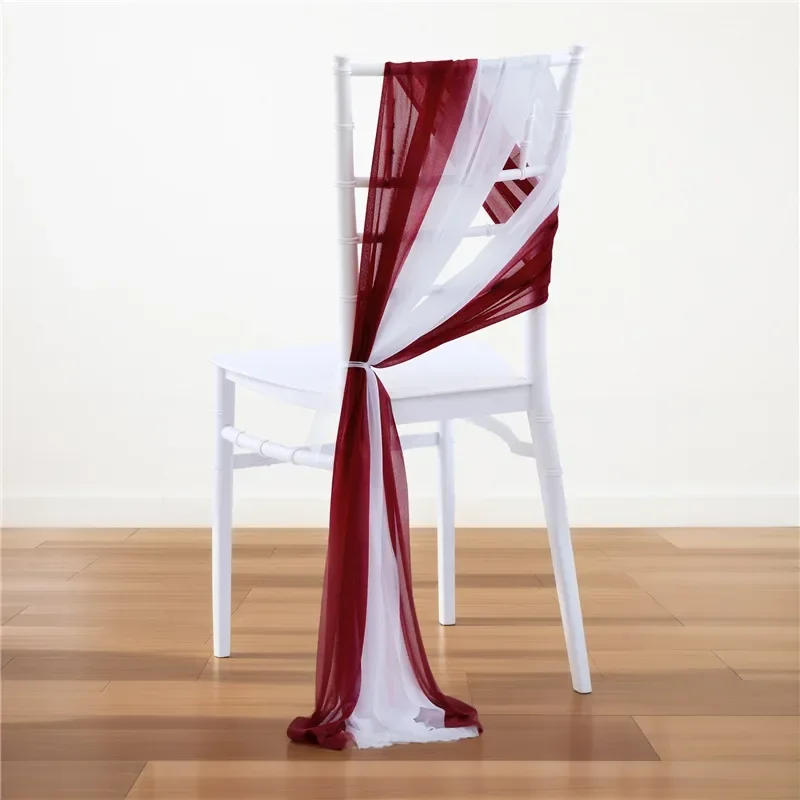 burgundy and white