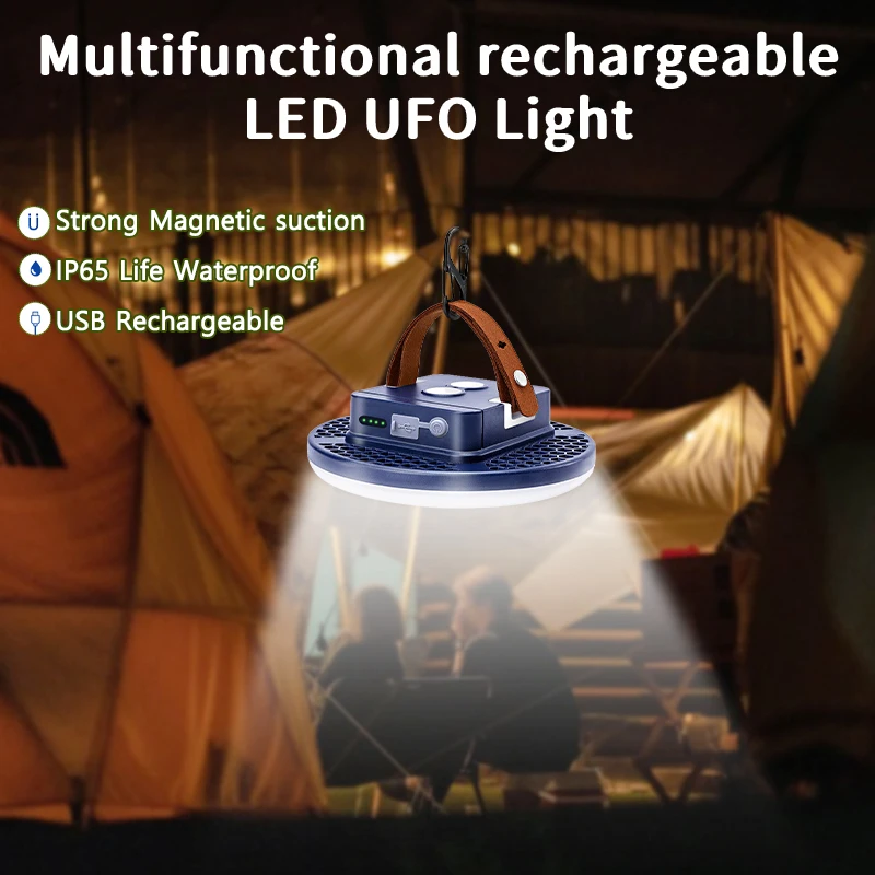 15600mah Portable LED Flashlight Camping Lantern