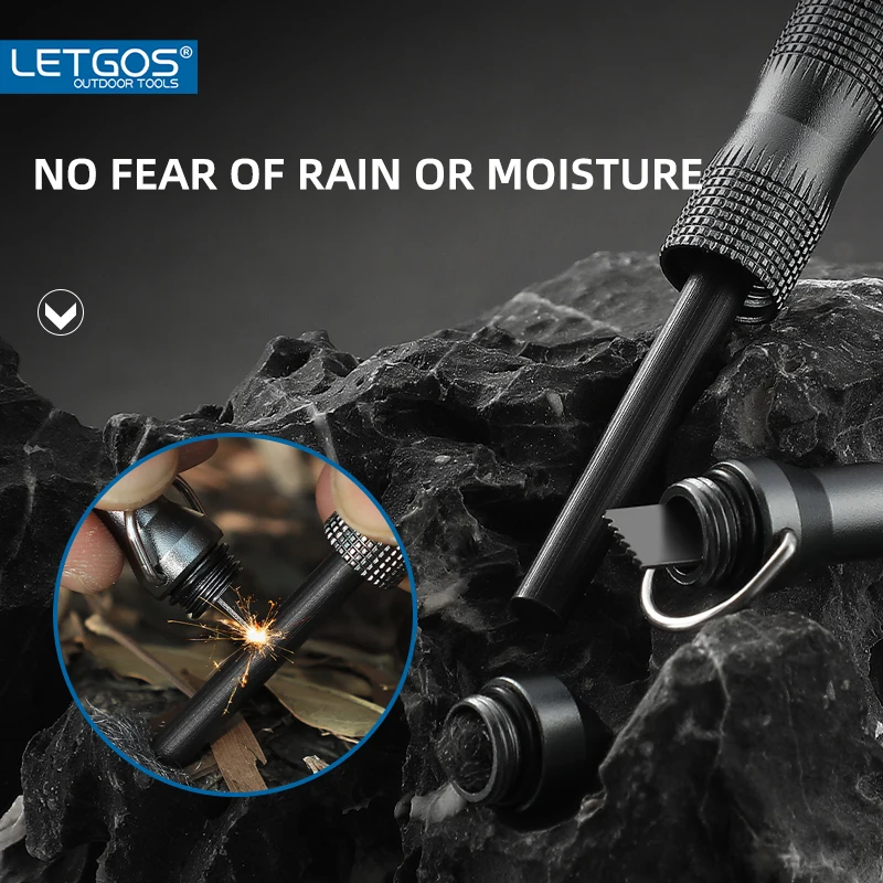 LETGOS משרוקית הישרדות מרובת תדרים גבוהים ציוד חירום להצלת חיים בחוץ קמפינג טיולי הצלה הצתת שובר זכוכית
