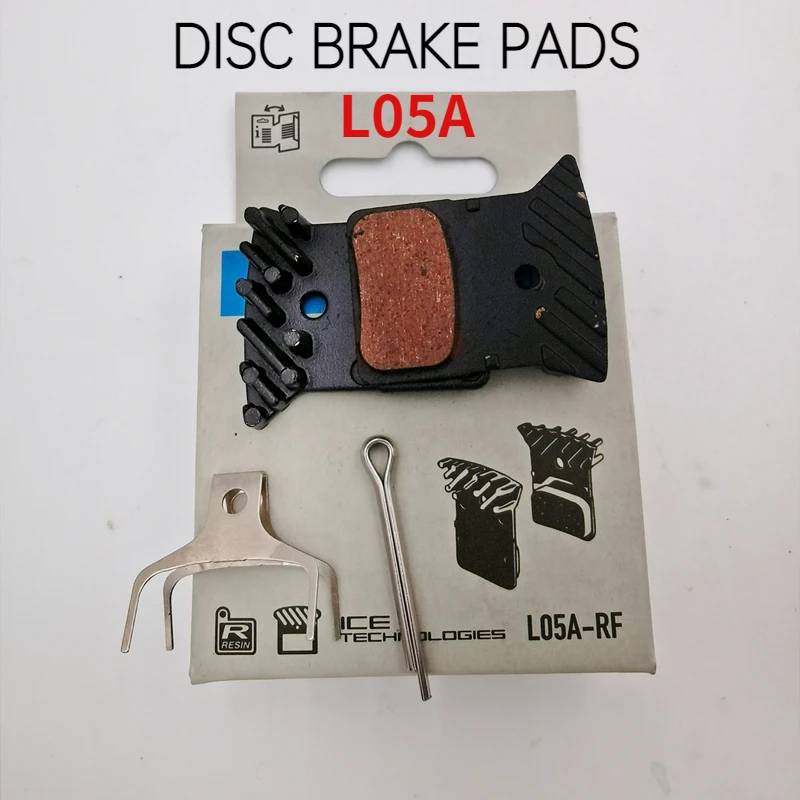 

Original L03A L05A Brake Pad DEORE SLX XT Resin Metal Pad Cooling Fin Ice Tech Mountain Road M8110 M7110 R9170 R8070 R7070