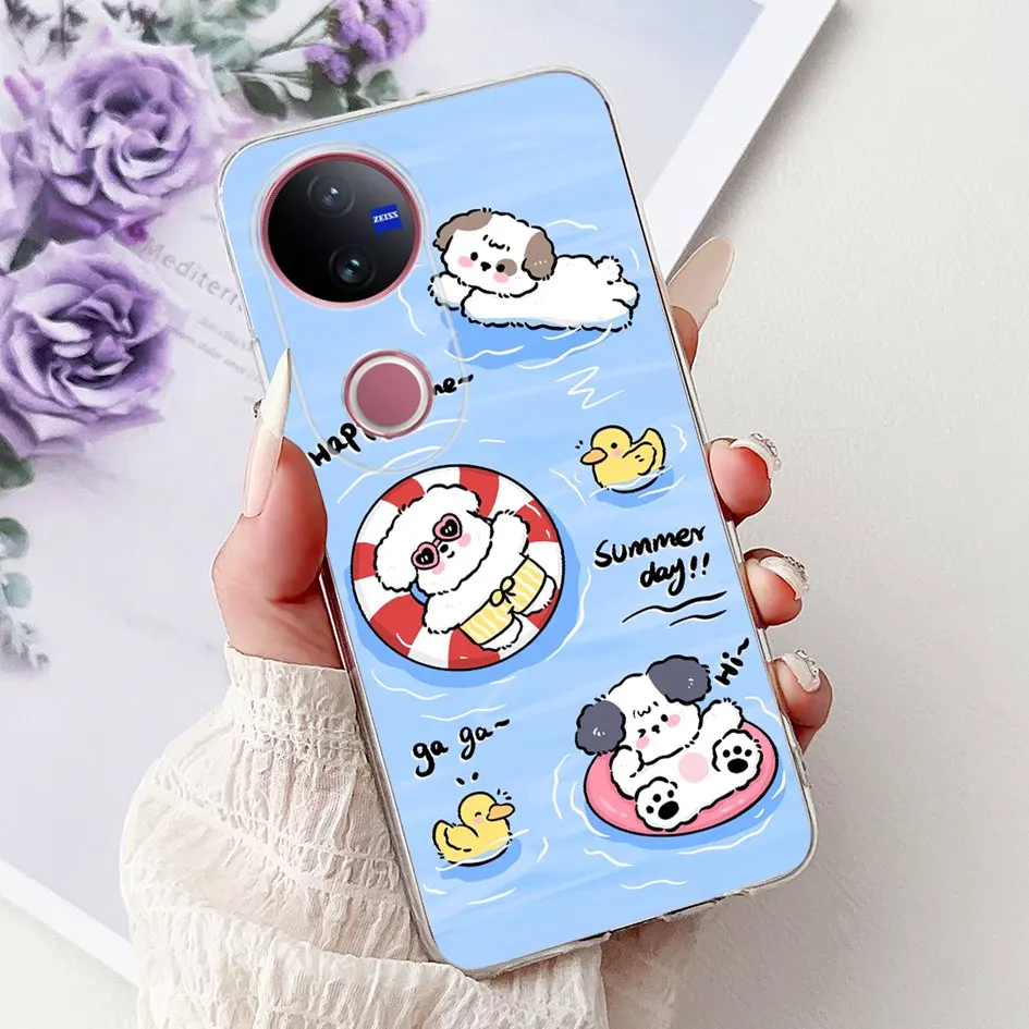 Luxury Marble Lion Soft Silicone Clear Bumper Case