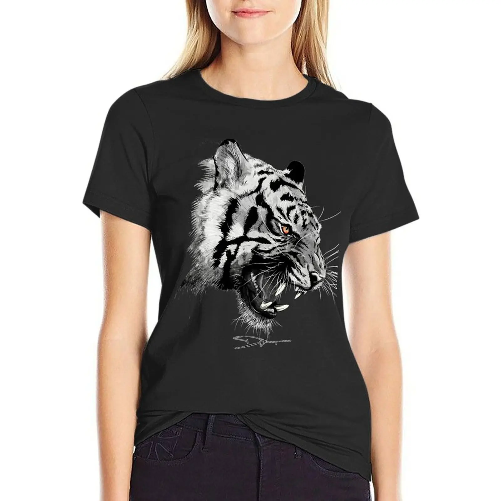

Tiger T-Shirt cute tops tees female t-shirt dress for Women plus size sexy
