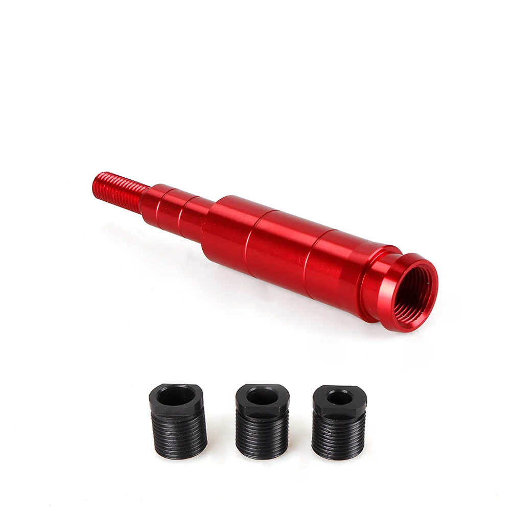 New M10x1.5 Aluminum Racing Car Gear Shift Knob Extender Adjustable Gear Stick Shifer Lever Extender Auto Accessories SFN108