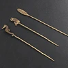 Cigar Pass Needle Retro Brass Portable Dredge Drilled Smoking Tool Gadget Tool 5