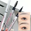 Waterproof Double Head Eyebrow Pencil Lasting Easy To Color No Blooming Ultra Fine Rotatable Eye Brow Pen Eyes Makeup Cosmetics 1