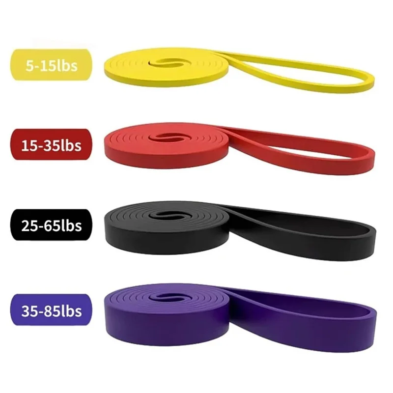 Pull up resistance bands 4 levels heavy-duty exercise bands for muscle training yoga calisthenics fitness workouts