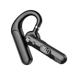 AI - Enhanced Noise Cancelling Wireless Bluetooth Headphones with Microphone (Black)