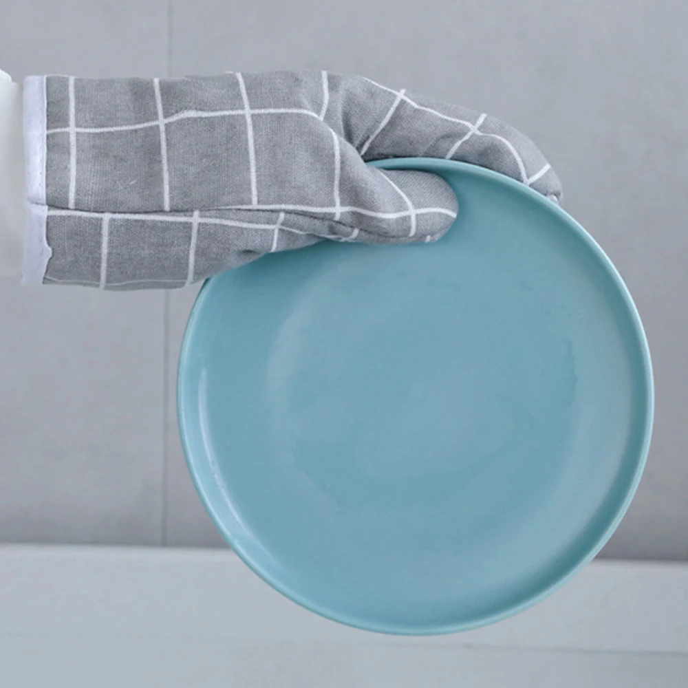 2 Stück Küchen-Backhandschuhe, Mikrowellen-Ofenhandschuhe, hochtemperaturbeständige und isolierte Handschuhe, Ofenhandschuhe, hitzebeständige Handschuhe – Detail 10