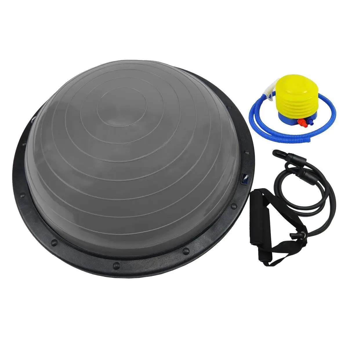 Multi-Purpose Fitness Yoga Ball Home Gym Equipment Balance & Stability Trainer Grey Color