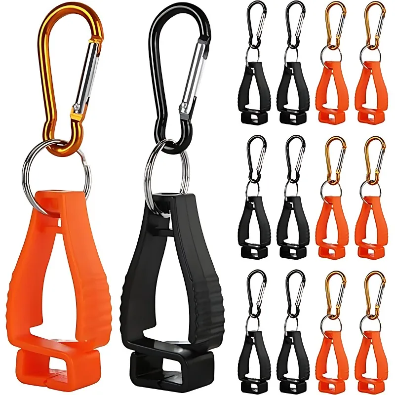 10/5 Stück Handschuhclip-Halterung, Sicherheits-Handschuhhalter aus Aluminiumlegierung, Arbeitsklemme, Sicherheits-Handschuhschutz, Zubehör – Detail 2