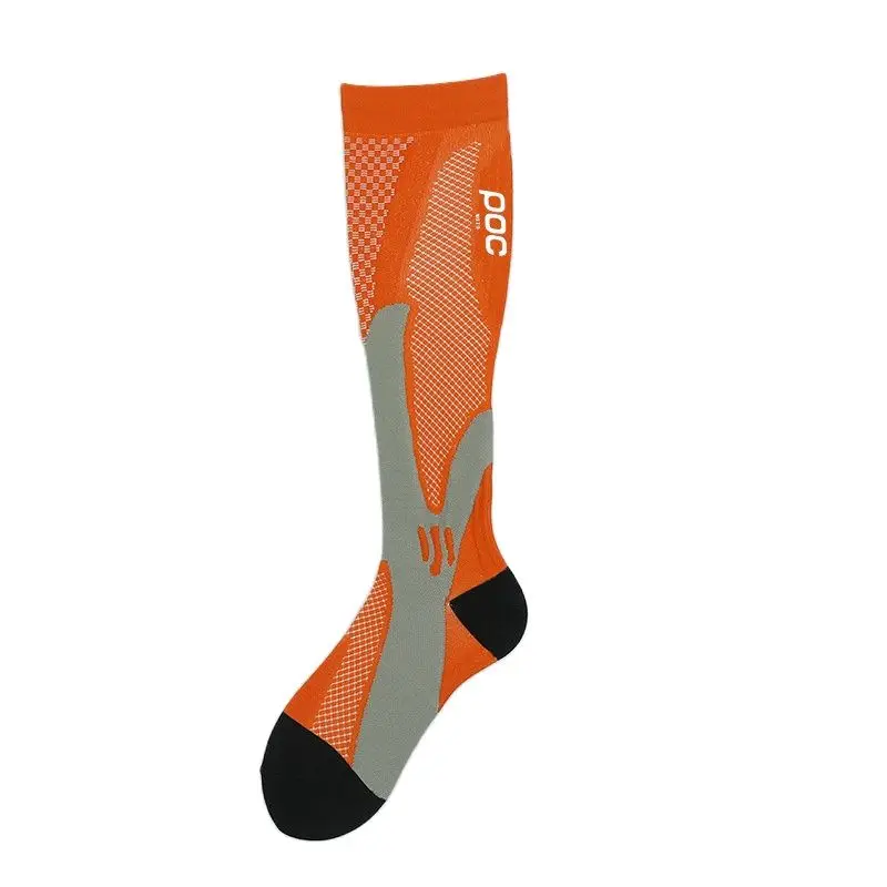 High quality Professional MOTO POC Sport Socks Breathable Road Bicycle Socks Men and Women Outdoor Sports Racing Cycling Socks