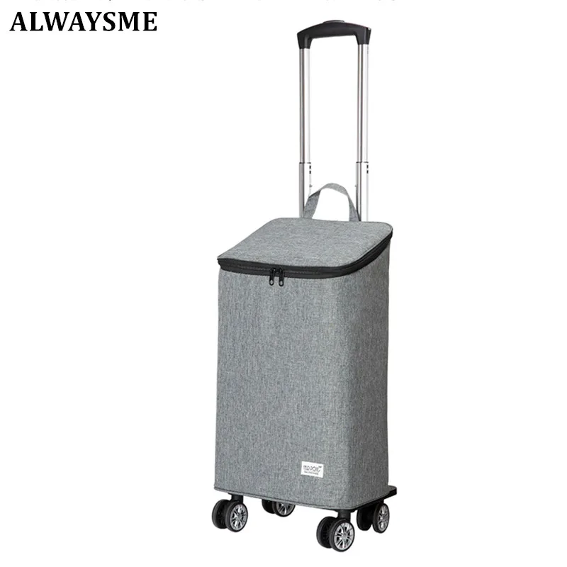 ALWAYSME Collapsible Shopping Cart