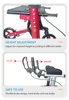 multifunctional handicap forearm walkers rollator for patienten old people 5