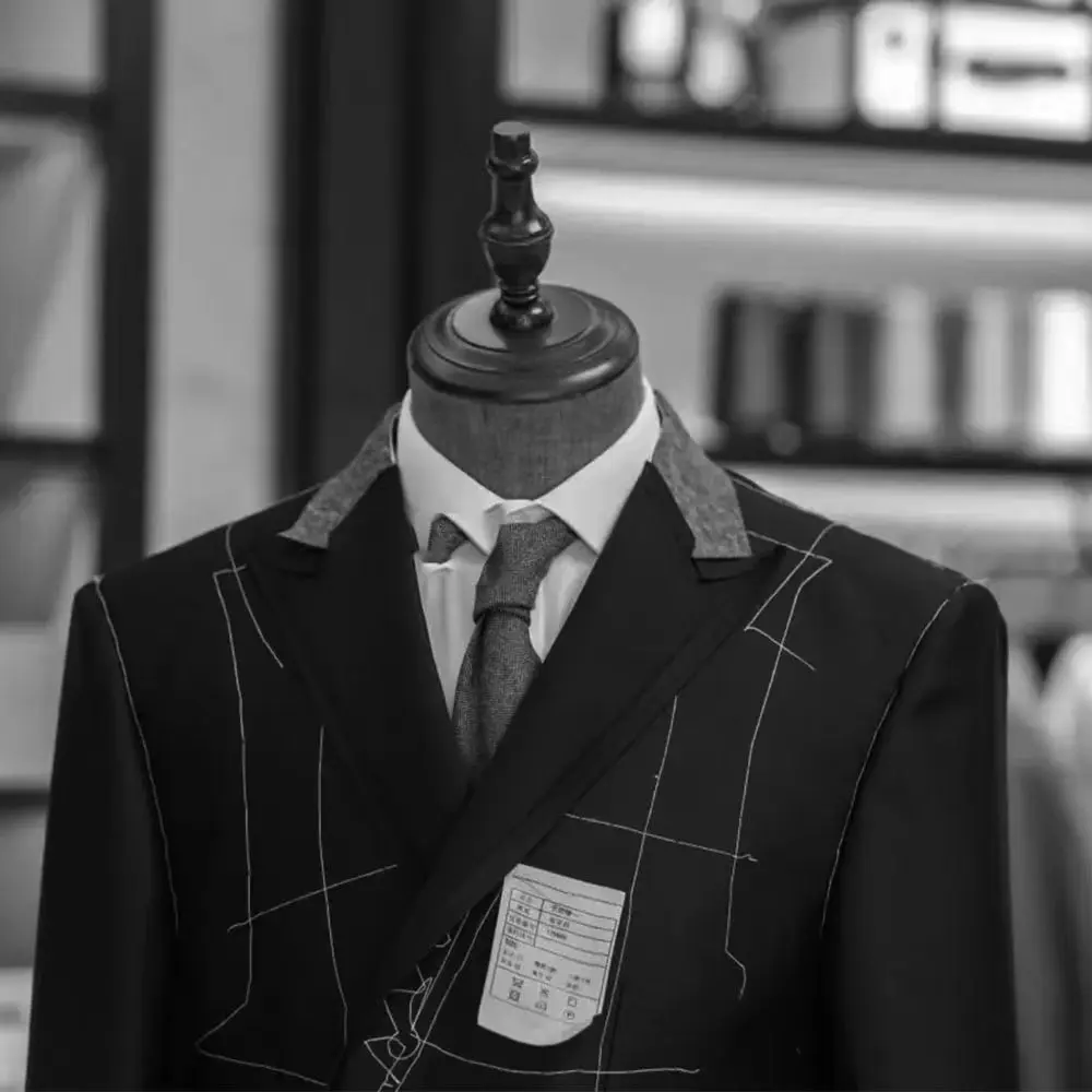 3 Pieces  Classic Men Suit Fashion Slim Fit Blazer Vest Pants Set Formal Business Wedding Tuxedos for Men Casual Clothing 4