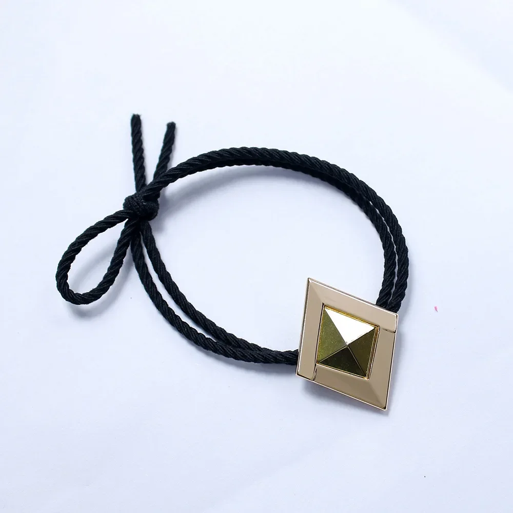 Genshin Impact Zhongli Diamond Shape Hair Rope Lady The Hair Tail Hairstyle Hairpins Women Bobby Pins Copslay Hair Accessories