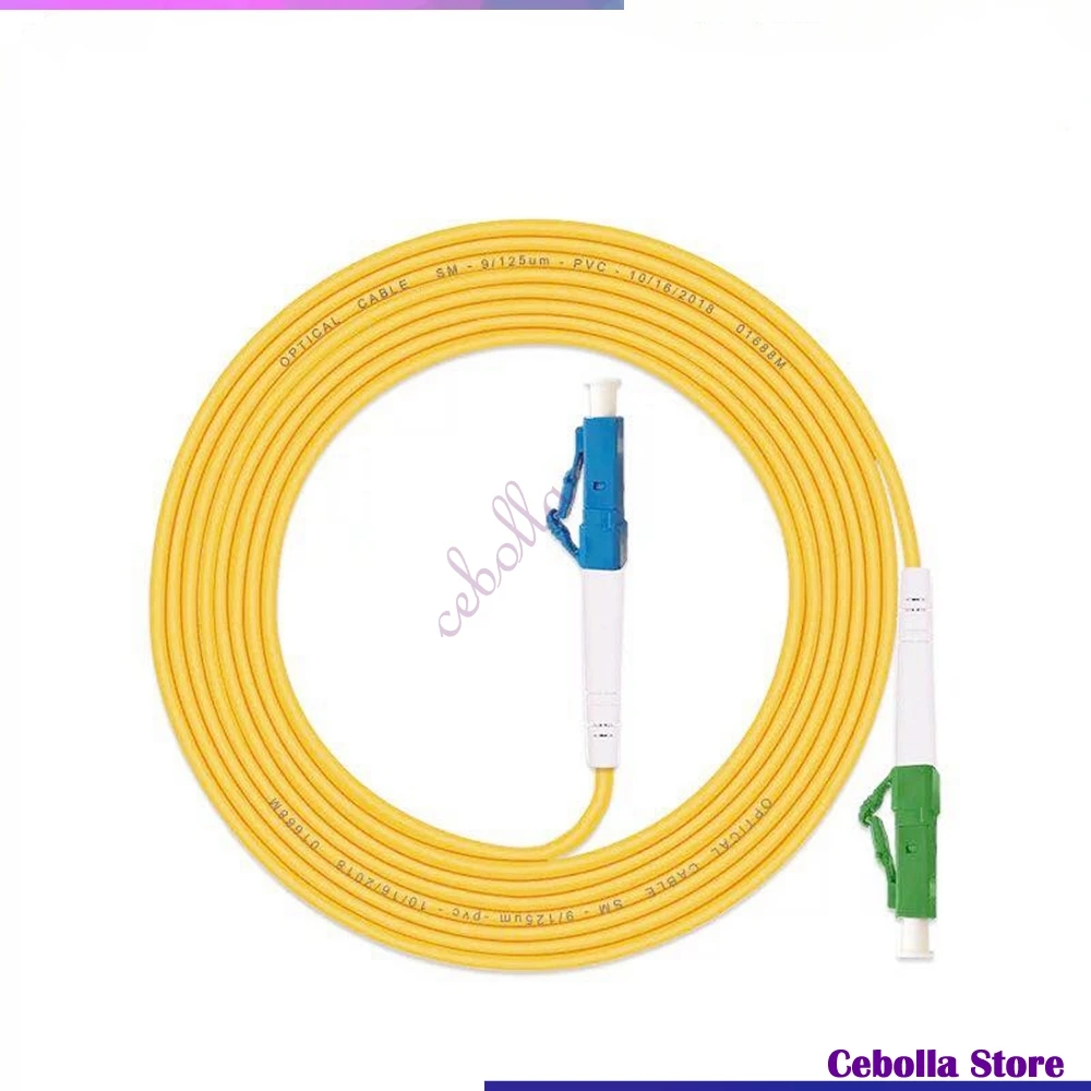 10 Pz/Lotto Lc/ Upc-Lc /Apc Cavo Patch In Fibra Ottica Simplex, Diametro 3Mm Cavo Monomodale, Lunghezza 1M 2M 3M