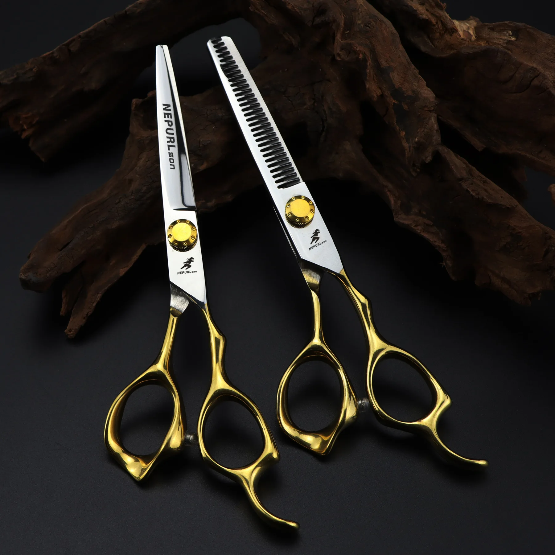 

6.0 inch Professional Hair Salon Scissors 440c Cut Barber Accessories Haircut Thinning Shear Hairdressing Tools Scissors