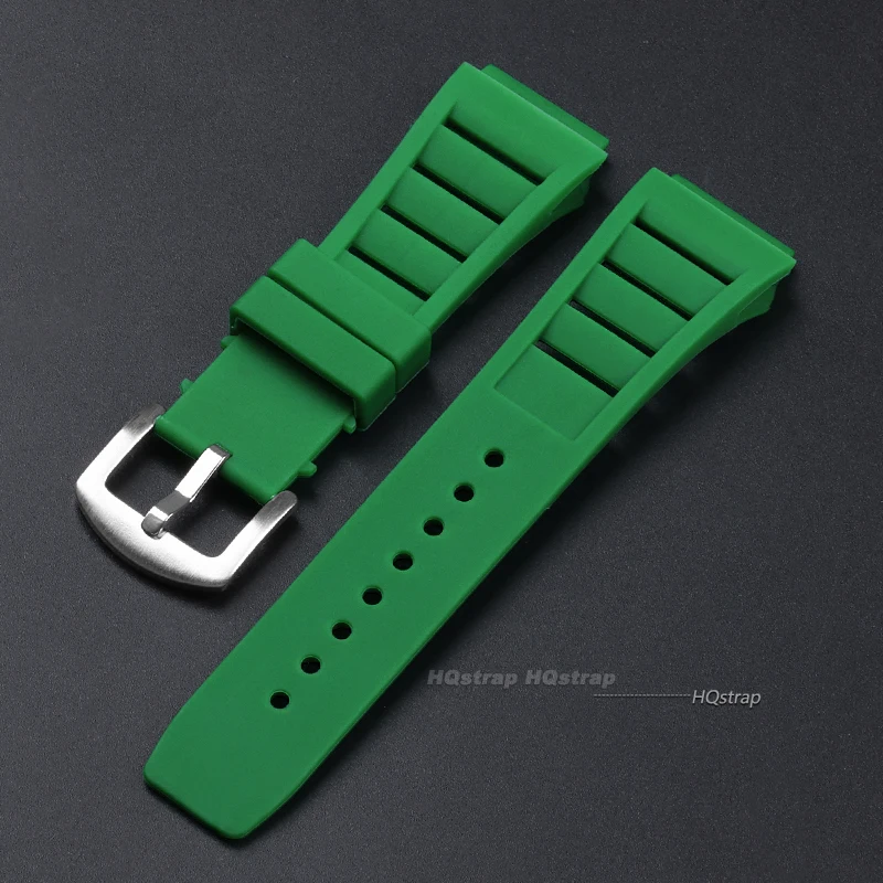 Silicone Sport Watch Strap - Soft Rubber Wristband for Men & Women, 17mmX21mm Replacement Bracelet
