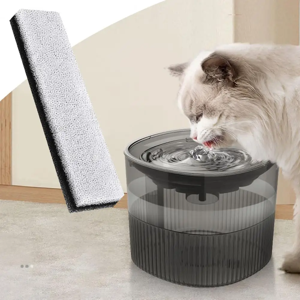 

4Pcs Drinking Fountain Filter Convenient Food Grade High Density Pet Supplies Water Dispenser Filter Water Fountain Filter