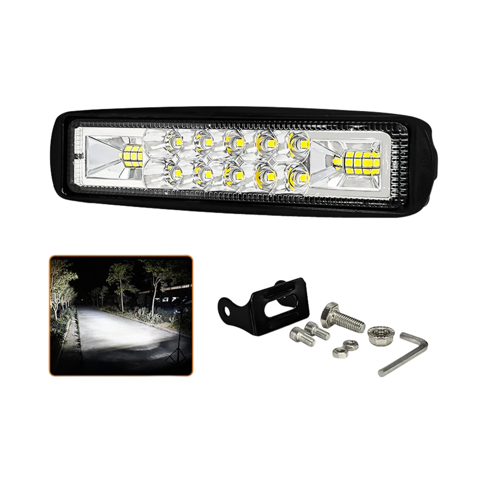 

Передняя фара для мотоцикла, передняя фара дальнего/ближнего света для прицепа, грузовика, грузовика, прицепа, 4x4, пикапа, 12-60 В, 24 В, 36 В, 48 В, 1 шт., 18 Вт