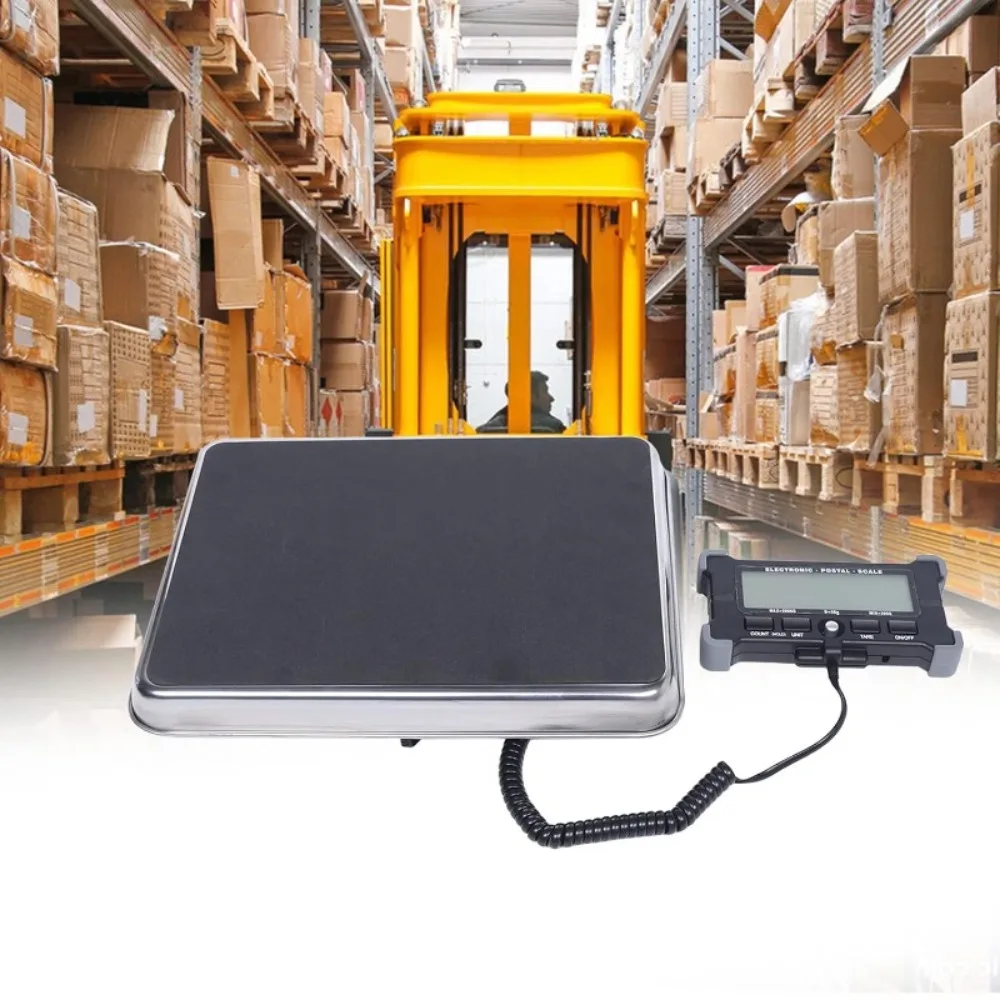 Digital shipping scale with stainless steel platform
