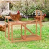 19518-d3fe93.jpg Chicken Activity Play Chicken Perches for Poultry Run, Swing Stand, Wood Chicken Toy for 3-4 Birds, Wooden Chicken Coops Accessory with Multiple Perches & Ladder & Feeder