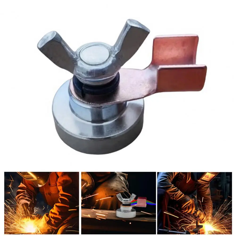 Magnetic Welding Grounding Clamp Heavy Duty Welding Support Holder Portable Metal Welder Ground Clamp Tools