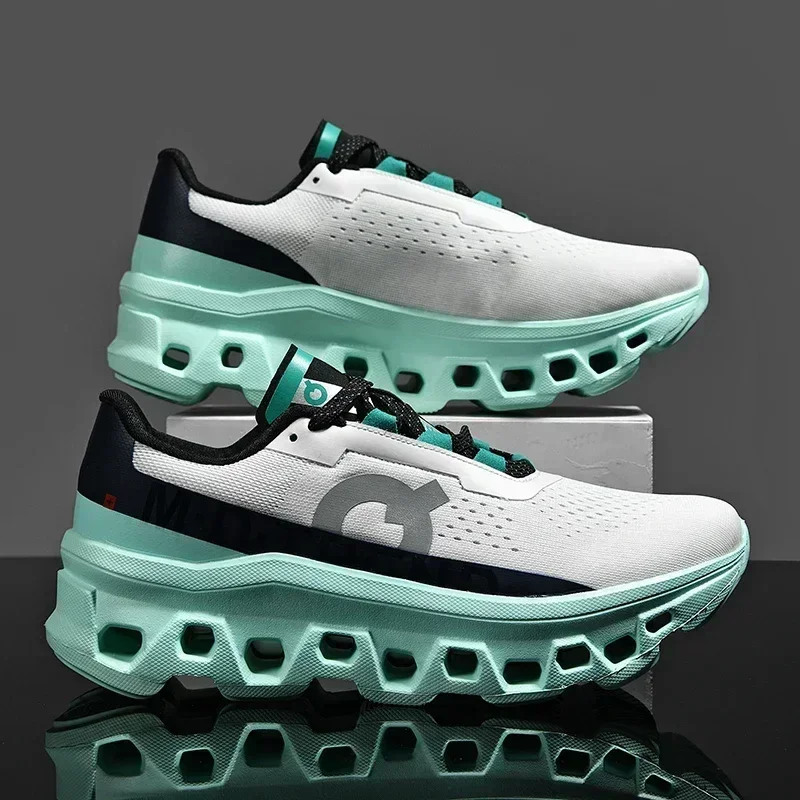 New Men's Sneakers Fashion Casual Shoes Sports Running Mesh Breathable Comfortable Non-slip Elastic Male Shoes
