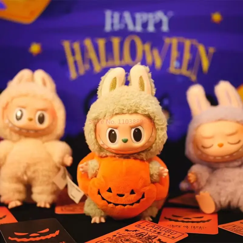 ラブブ-ハロウィンパンプキンペンダントクロス、ハッピー