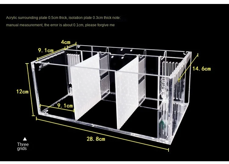 Title 15, Aquarium Fish Tank For Betta Fish & Aquatic Pet...
